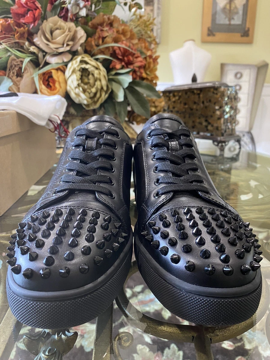 Preowned Christian Louboutin Louis Junior Spikes size 8 in store