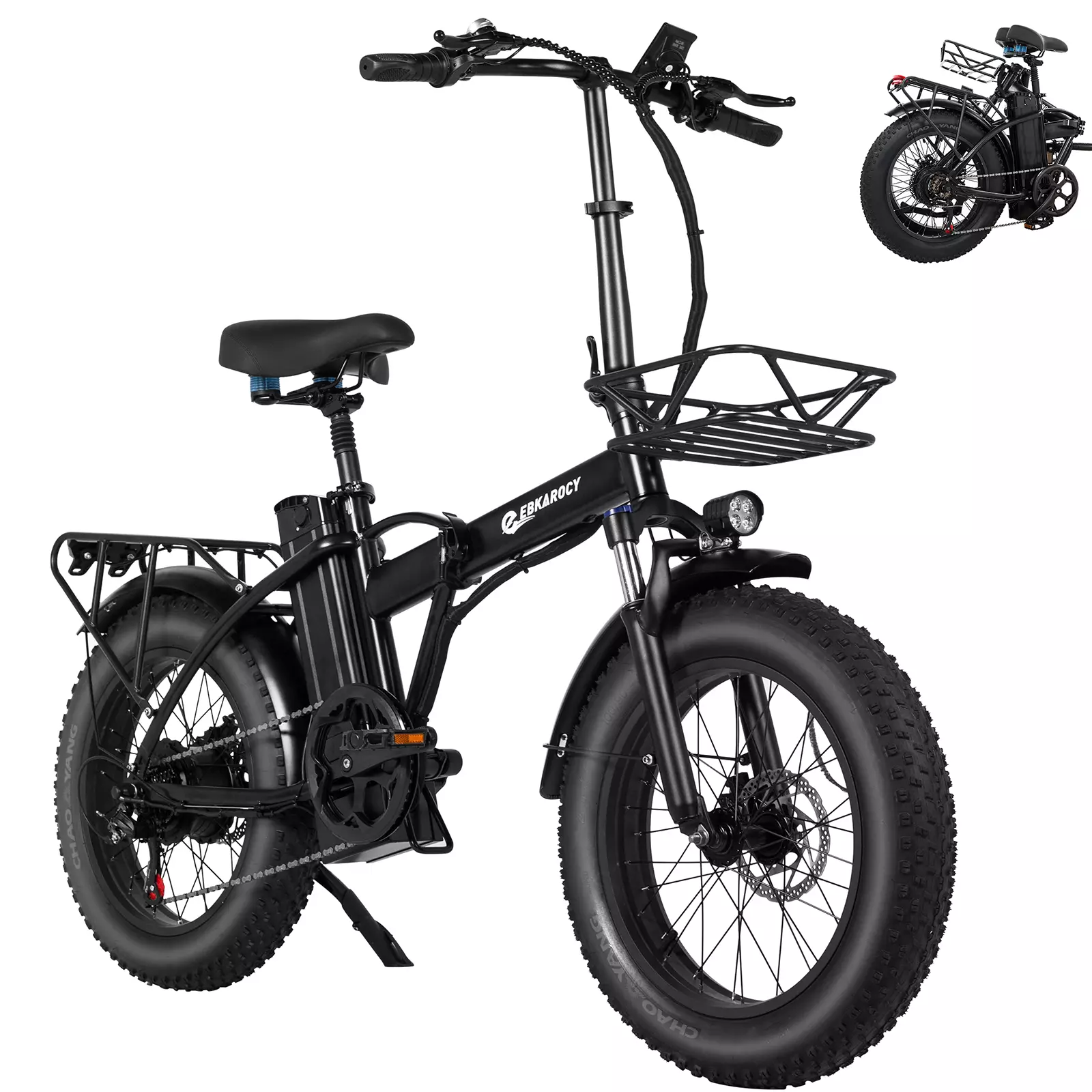EBKAROCY Folding Electric Bike 48V Fat Tire 30mph Togo Ubuy