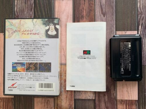 SEGA Mega Drive Genesis Arcus Odyssey Japan Game w/Box Instructions - Picture 3 of 17