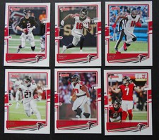 2020 Donruss Atlanta Falcons Veterans Base Team Set of 6 Football Cards