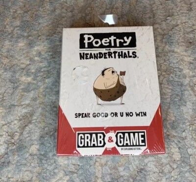 Poetry for Neanderthals Grab & Game 2+ Players - Ages 7+ - 10 Minutes to Play