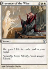 Presence of the Wise Light Play, English Magic the Gathering MTG Saviors of Kami