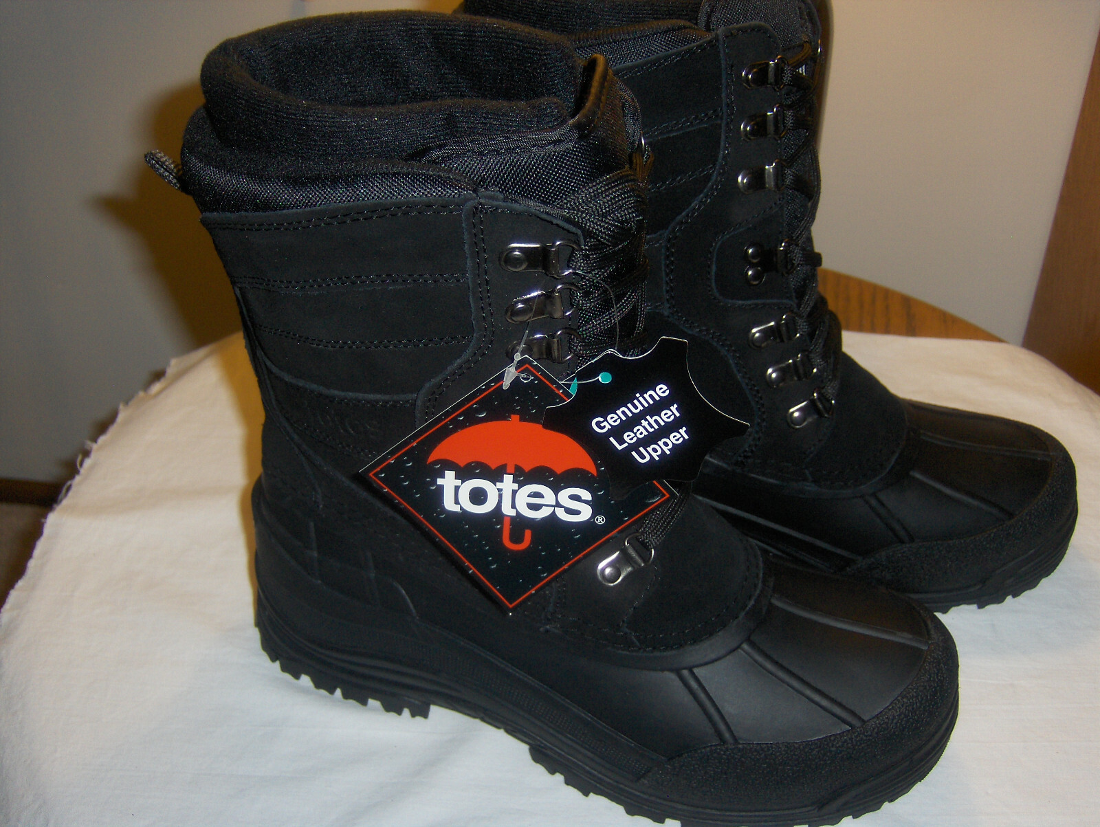 totes prince men's waterproof winter boots