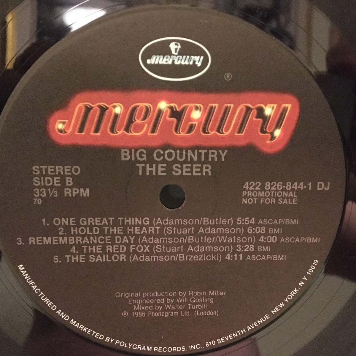 BIG COUNTRY LP THE SEER | eBay