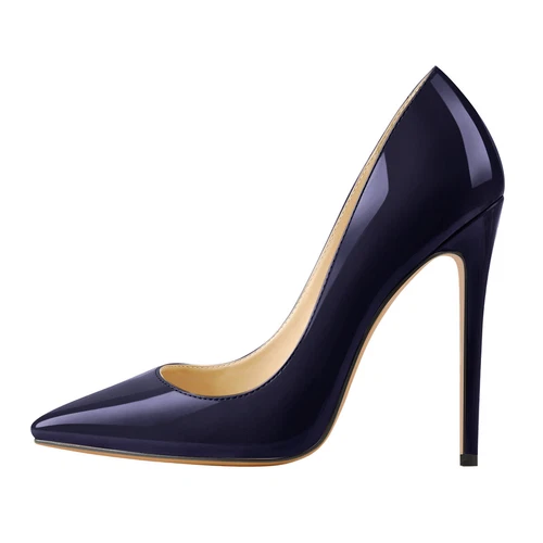 Sexy Damen-Stiletto-High-Heels spitz zulaufend Büro OL Arbeit eleganter Schuh Übergröße - Bild 39 von 50