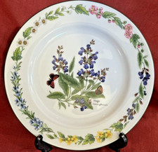 Vintage Royal Worcester Herbs 8.5 inch Dessert Plate Mint Condition