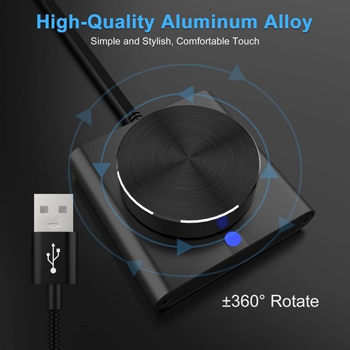 USB Volume Control Knob for PC: External Media Adjustment Controller - 第 7/7 張圖片