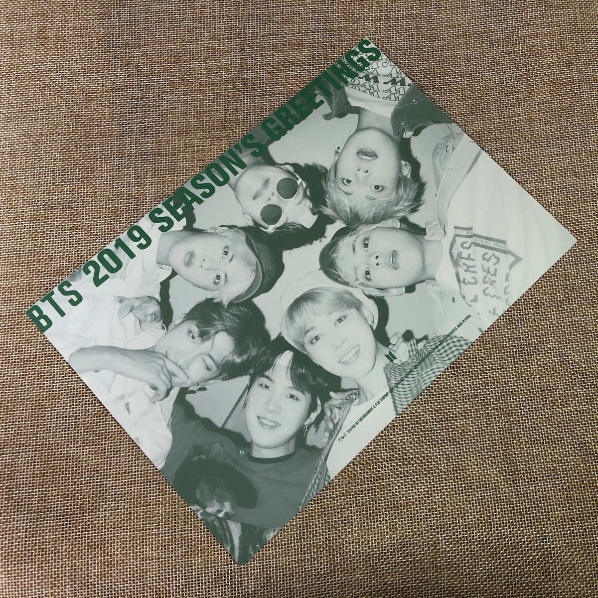 BTS GROUP #1 [2019 Season's Greetings] Official Mini Poster