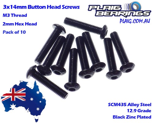 HPI RC Screws, Nuts and Grub Screws by Part Number - Packs of 10 - Grade 12.9 - Picture 5 of 77