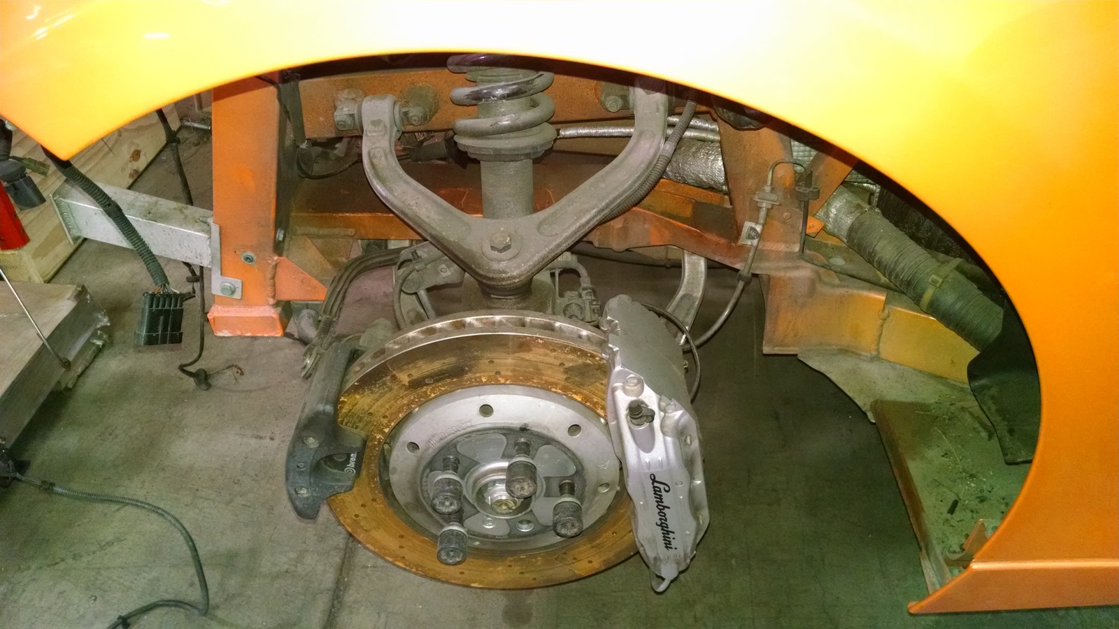 LAMBORGHINI GALLARDO REAR RIGHT COMPLETE SUSPENSION OEM!