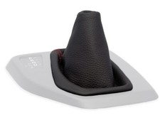 SCHALTMANSCHETTE FUR BMW X1 automatik E84 2009-2015 SCHALTSACK LEDER NAHT ROT