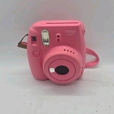 Fujifilm Instax Mini 9 Instant Camera - Hot Pink - Tested Working