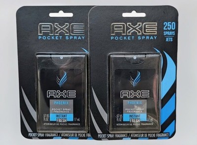 2 - Axe Phoenix Pocket Spray Fragrance Men's - 0.57 Fl Oz Each