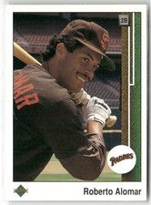 1989 UPPER DECK #471 ROBERTO ALOMAR SAN DIEGO PADRES