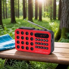 Multi-Band Radio Solar Rechargeable Bluetooth Player UKHJ2Sl9f3 Radio Q1E9