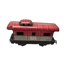 Vintage NEW YORK CENTRAL 20102 CABOOSE METAL O GAUGE TRAIN MARX