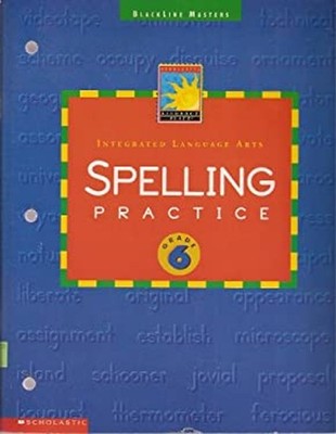 BlackLine Masters: Integrated Language Arts, Spelling Practice Gr
