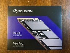Solidigm P44 Pro 512GB PCIe 4.0 NVMe M.2 SSD 7000MB/s Gen4 NEW SEALED