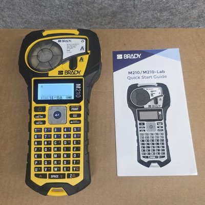 Bradley M210 Label Maker Printer .25 - .75