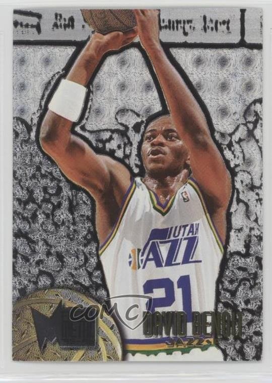 1995-96 Fleer Metal Silver Spotlight David Benoit #108