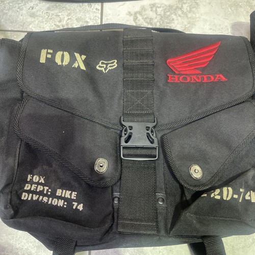 FOX RACING HONDA LAPTOP MESSENGER BAG CASE MOTORCYCLE - Picture 10 of 13