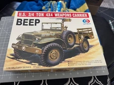 Skybow U.S. 3/4 Ton 4x4 Weapons Carrier Beep 1/35 Scale Plastic Kit - TP3501