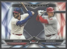 2020 Finest #FD-16 Bryce Harper / Rhys Hoskins Finest Duals