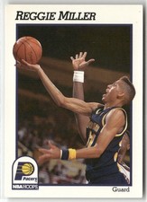 1991-92 HOOPS #84 REGGIE MILLER INDIANA PACERS