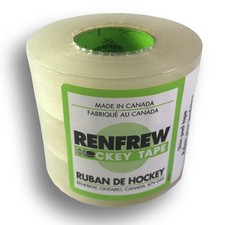Renfrew Clear Polyflex Shin Sock Hockey Tape, 3 Rolls 1" x 25m 