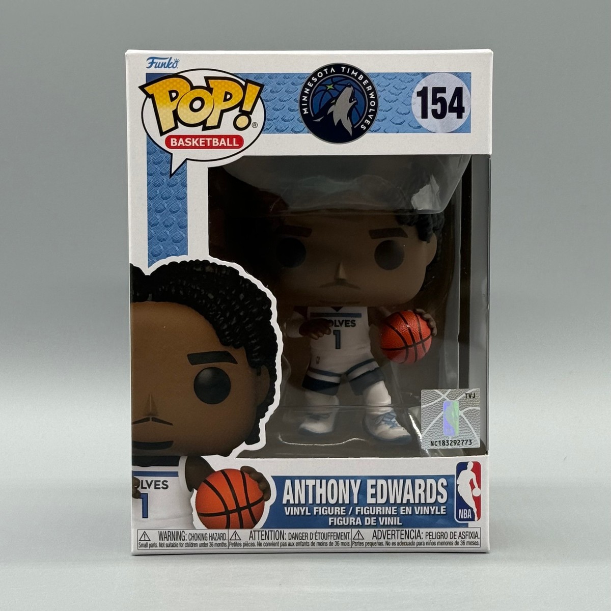 Anthony Edwards funko pop PSAサイン入り Anthony Edwards #154 Facsimile Signed Reprint Laser