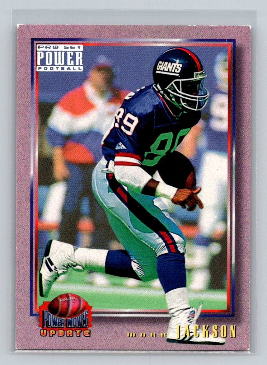 1993 Pro Set Power Update - Power Moves #PMUD49 Mark Jackson New York Giants