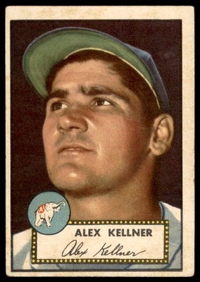 1952 Topps Alex Kellner Philadelphia Athletics #201 EX (Two Imprint Lines)