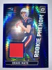 2024 Panini Donruss Optic - Rookie Phenom Drake Maye #RPB-DME Blue Hyper Prizm