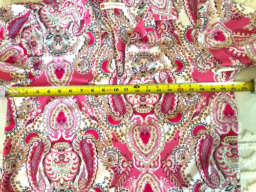 Jude Connally Dress Pink Emerson Mod Puff Sleeves Pockets Cloth large - Picture 10 of 13