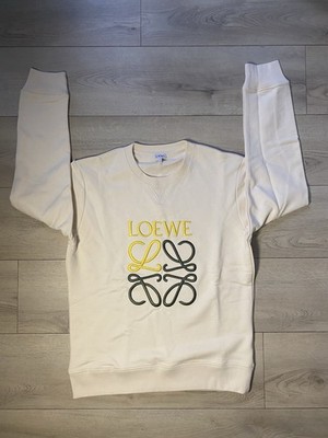 Loewe Anagram Embroidery Sweatshirt Size S Made In Portugal Unisex