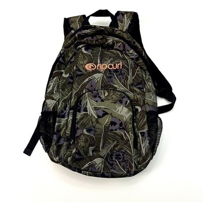 Rip Curl Backpack Camo Leaf Print Multicolor 17  Surf Skate Medium Bag