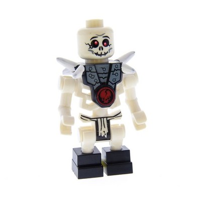 1x Lego Figur Skelett Ninjago Lendenschurz weiß Bonezai Rüstung 93060 njo0022