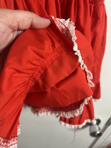 Vintage Kathleen Scott Red Dress Slip Size 6x This Is A Slip! - Picture 5 of 6