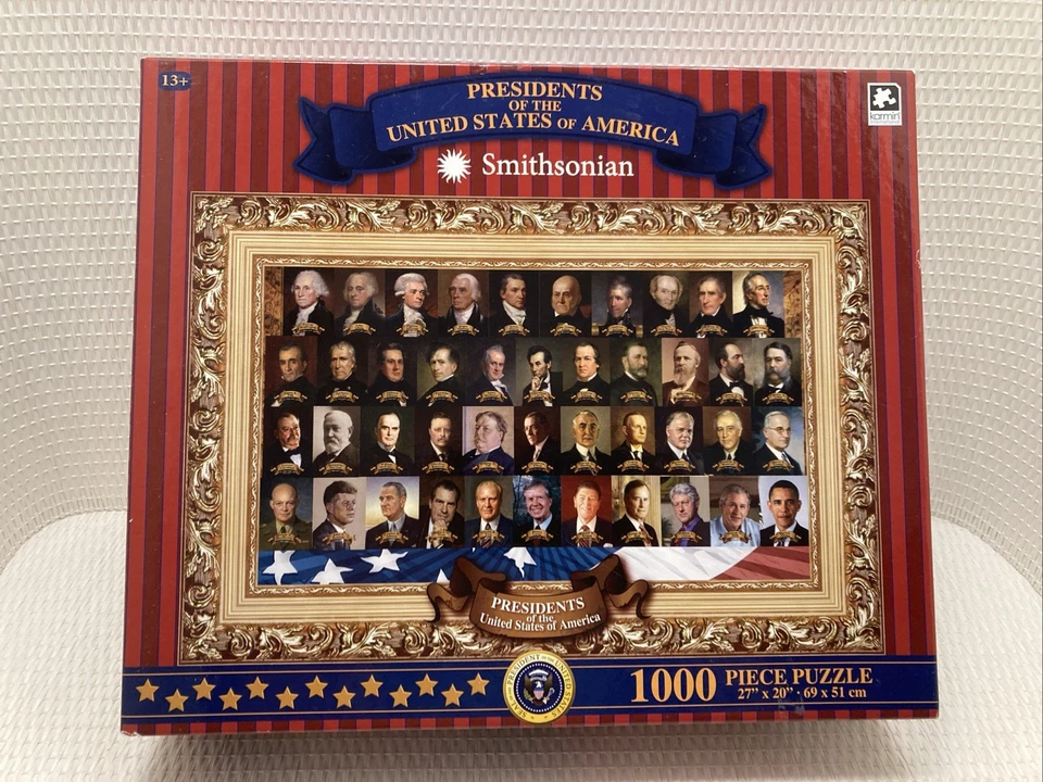 Presidents of the United States of America 1000 Piece Puzzle Smithsonian 27 x 20 - Image 2 of 4
