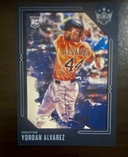 YORDAN ALVAREZ 2020 Panini Diamond Kings BLUE FRAME PARALLEL ROOKIE CARD RC #58