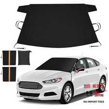Windshield Cover for Ice and Snow, 600D Oxford Fabric Waterproof Medium