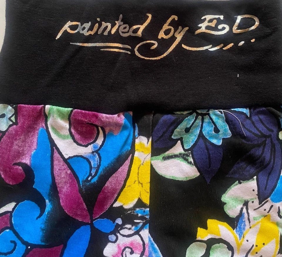 NUEVO~RARO~ Pantalones de Yoga Ed Hardy NIÑOS VINTAGE Y2K Niñas NIÑOS Talla 3-4 Foto 3 de 3