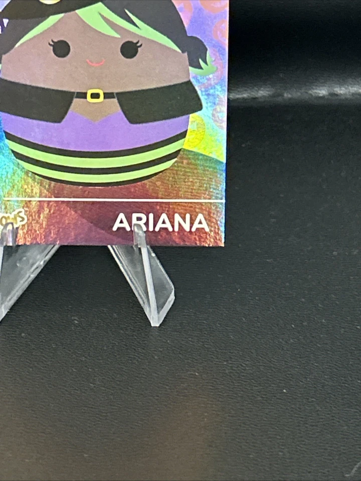 🔥Rare! Panini Squishmallows Halloween Card🎃Ariana#6- Holo, Numbered 079/149 - Image 4 of 4