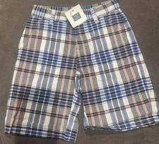 Janie and Jack Size 6 Boys Plaid Shorts Brand New with Tags