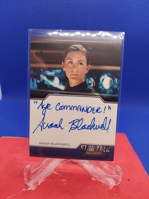 Star Trek Discovery Season 3 Avaah Blackwell Inscription Autograph (A)