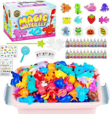 #ad Magic Water Toy Elf Kit Water Fairy Water Gel Kit with 12 Magic Gels 12 Shape $30.99