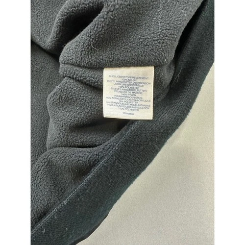 Lands End Squall Jacket Mens 3XL Tall Black Fleece Lined Full Zip Bomber 457210 image 7
