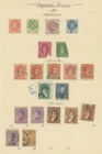 Argentina a selection of early issues on three old time album pages