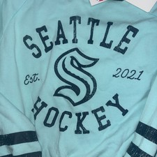 WEAR By Erin Andrews NHL Official Licensed Woman’s Seattle Kraken M Sweatshirt