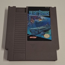 Ultra Games Silent Service Nintendo NES Game Cartridge (NES-IV-USA)